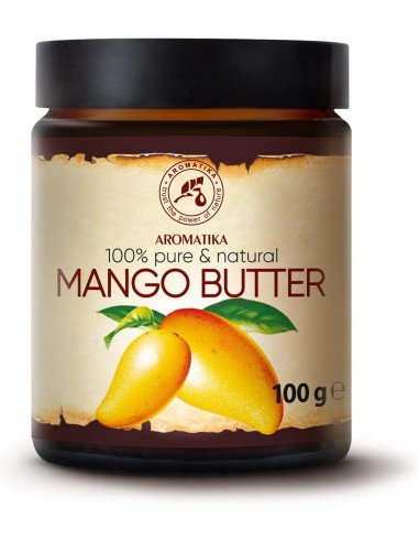 Manteca de Mango 100g - Refinada - Mangifera Indica - Indonesia - 100% Puro y Natural - Cuidado Facial y Corporal Intenso - Piel