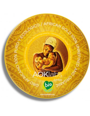 AOKlabs - Manteca de Karite Pura, Oro Africano - Sin Refinar, 100% Pura, Ecológica, Sin Aditivos - Hidrata, Regenera y Repara