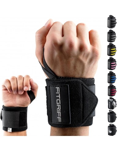 Fitgriff® Muñequeras Gym, Deportivas, Musculación, Gimnasio, Calistenia, Wrist Wraps - Mujeres y Hombres