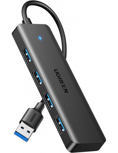 UGREEN Hub USB 3.0 con 4 Puertos Ladron Multi USB 3.0 5Gbps Alta Velocidad Adaptador USB Compatible con MacBook Pro Air iMac