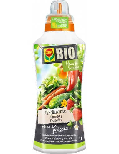 COMPO Fertilizante para todo tipo de frutas y verduras, Fertilizante lÃ­quido natural, 1 litro