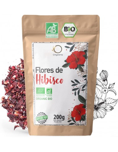 ðº Flor de Jamaica BIO 200g | Flor de Hibisco EcolÃ³gico por Te Frio, Agua de Jamaica, Infusion | Te de Hibisco organico por