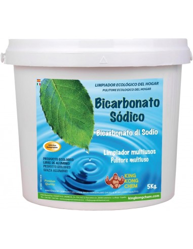 BICARBONATO DE SODIO 5 KG - Limpiador EcolÃ³gico Hogar. Incluye cucharilla dosificadora