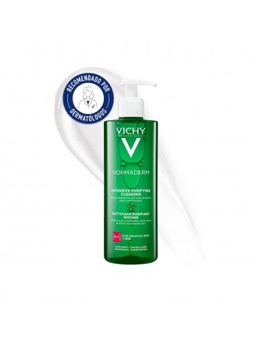 Vichy Gel Limpiador Purificante, Limpieza Profunda Intensa, Enriquecido con Minerales y ProbiÃ³ticos, Para Pieles con AcnÃ©,