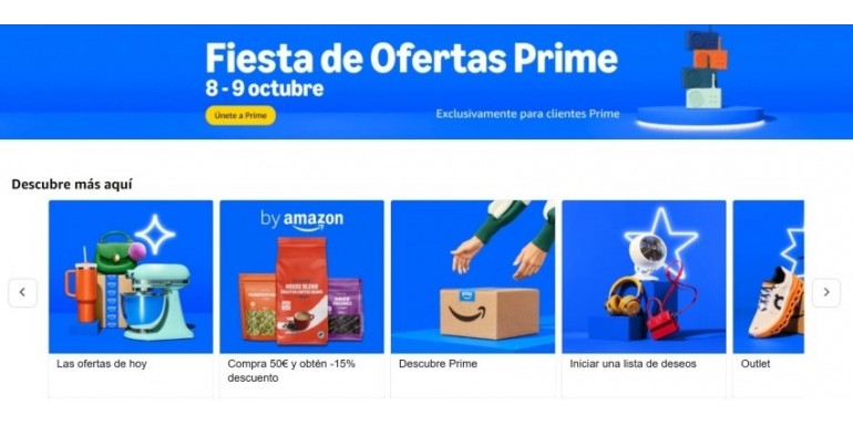 Suscríbete a Amazon Prime y aprovecha las ofertas exclusivas (8 y 9 de octubre)