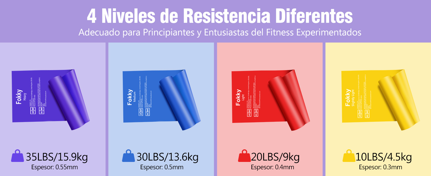 cintas elasticas musculacion