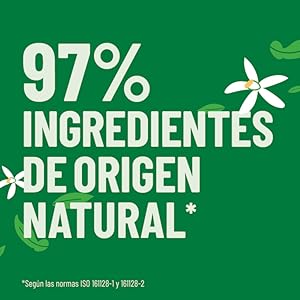 97% ingredentes naturales