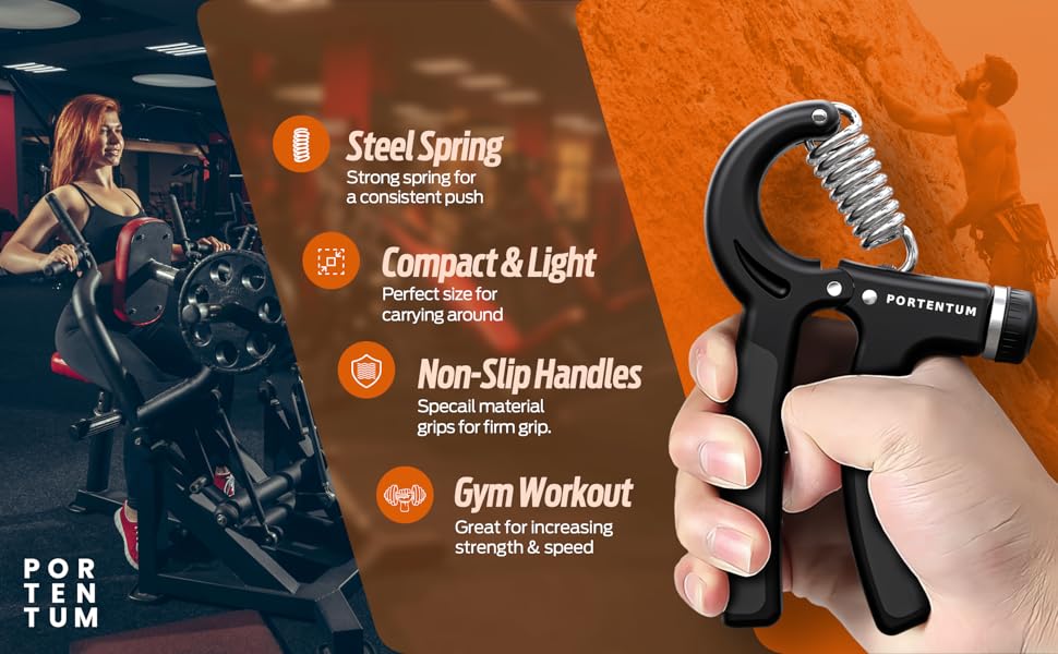 steel spring, non slip, gym workout