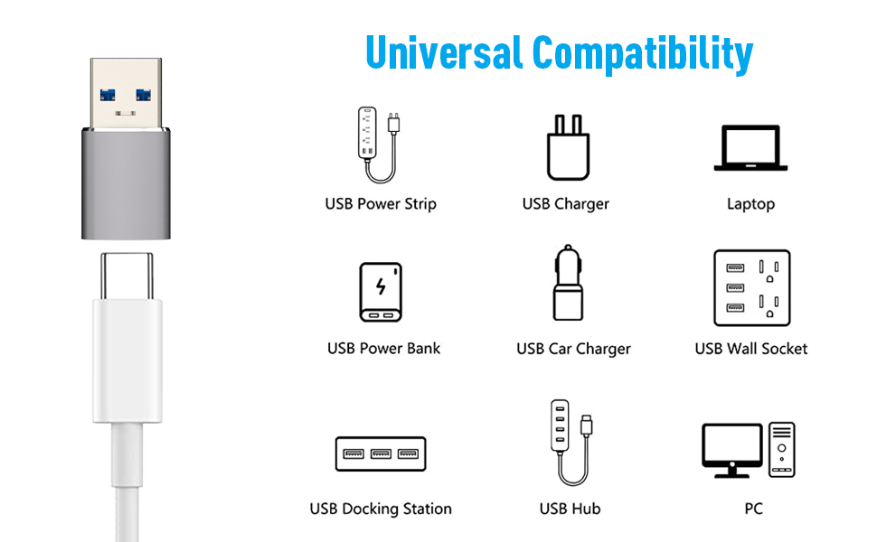 adaptador USB 3.1 Tipo C a USB 3.0