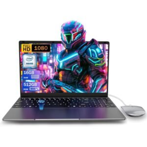 Ordenador Portátil 16GB RAM LPDDR4 512GB SSD 15,6 Pulgadas | PINSTONE