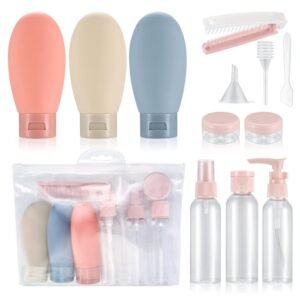 12 Recargables para Champús, Lociones, Cosmético, Gel de Ducha