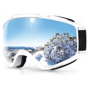 Gafas de Esquí, Hombre, Mujer, Jóvenes OTG Compatible con Casco | Findway