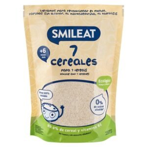 Papilla Ecológica de 7 Cereales para Bebés desde los 6 Meses 1×200 g