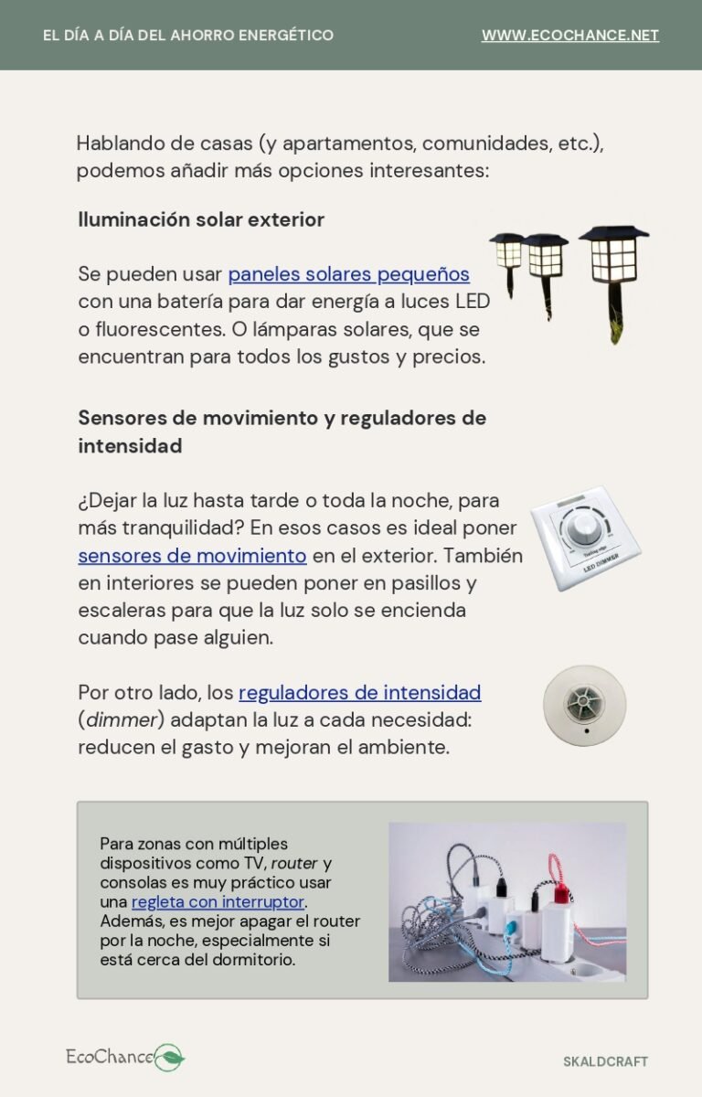 El día a dia del ahorro energético-8 A las claras 4